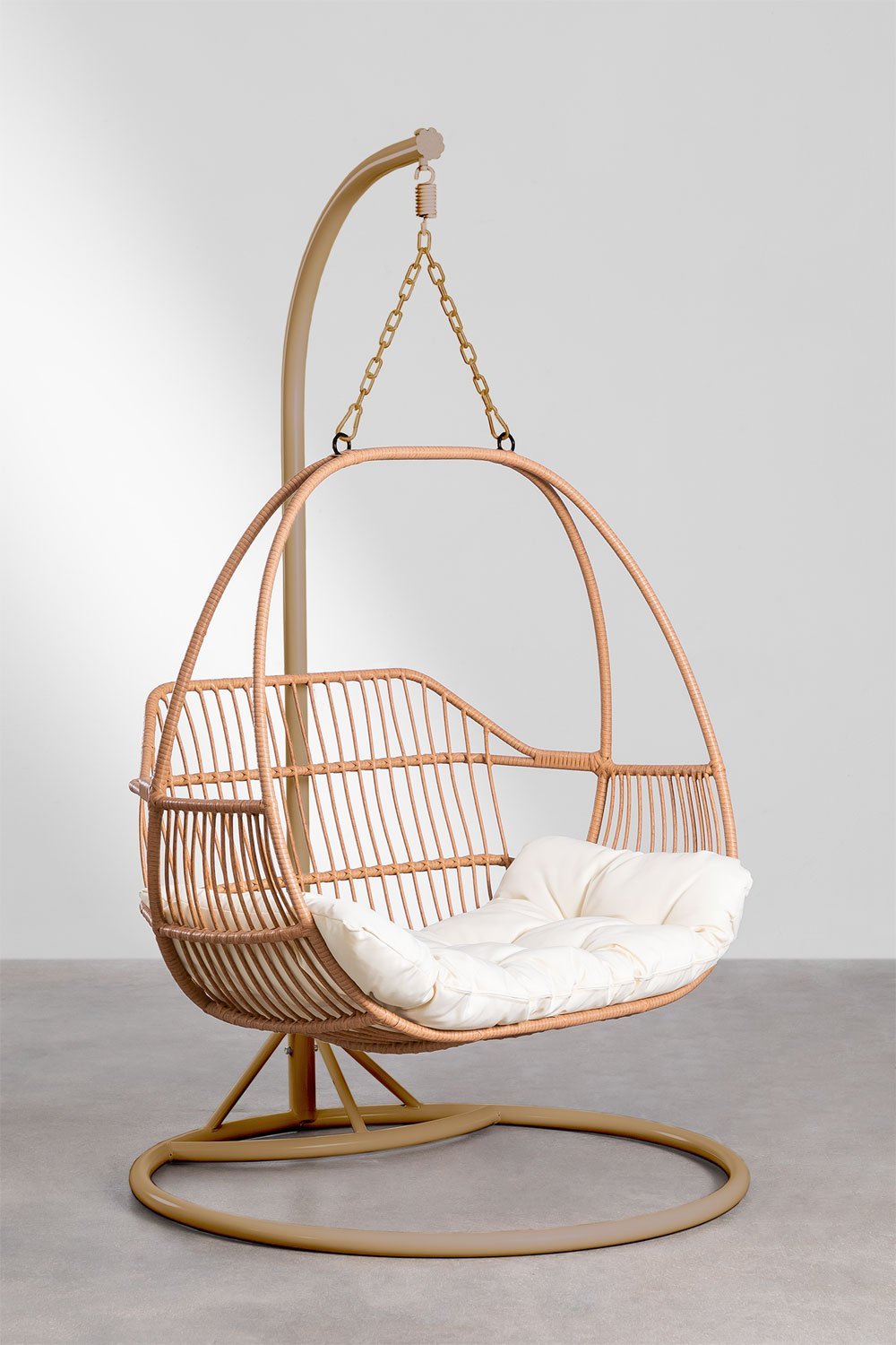 Cadeira de Baloiço Suspensa de Jardim com Almofada Kenet, imagem de galeria 1