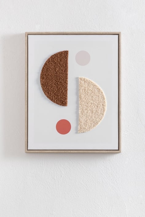 Quadro Decorativo com Textura Têxtil (40x50 cm) Nicole
