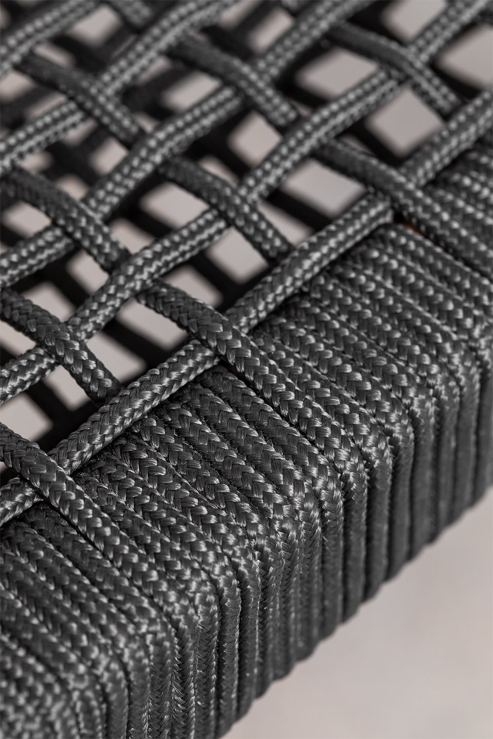 Conjunto de 4 cadeiras de jardim em madeira de acácia e corda trançada Mallory    , imagem de galeria 8