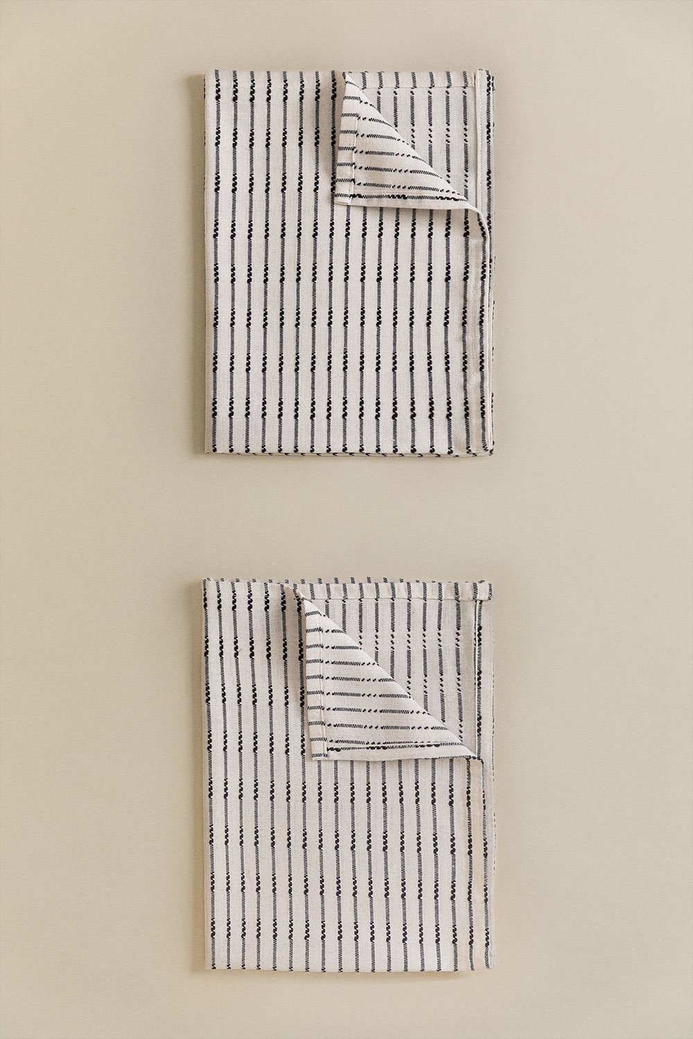Conjunto de 2 toalhas de cozinha de algodão Oziel, imagem de galeria 2