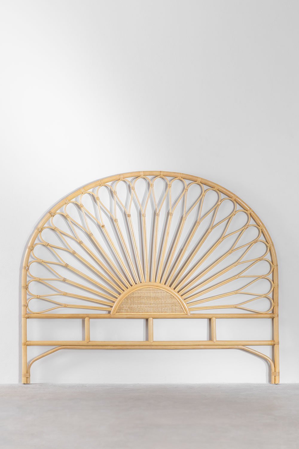 Cabeceira para cama de 150 cm em Rattan Nucdari, imagem de galeria 2