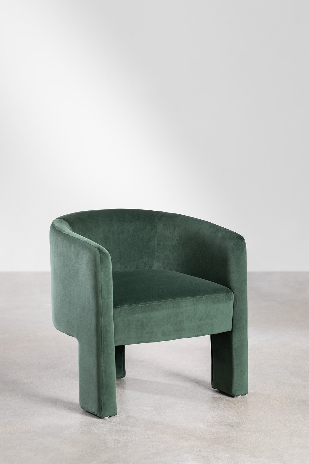 Poltrona de veludo Xastru, imagem de galeria 2