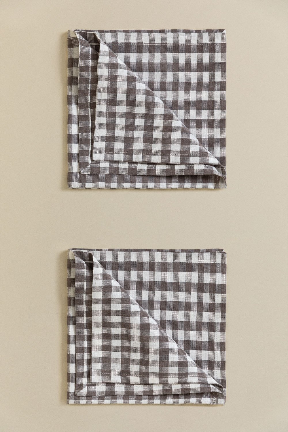 Conjunto de 2 guardanapos de algodão Hillary, imagem de galeria 2