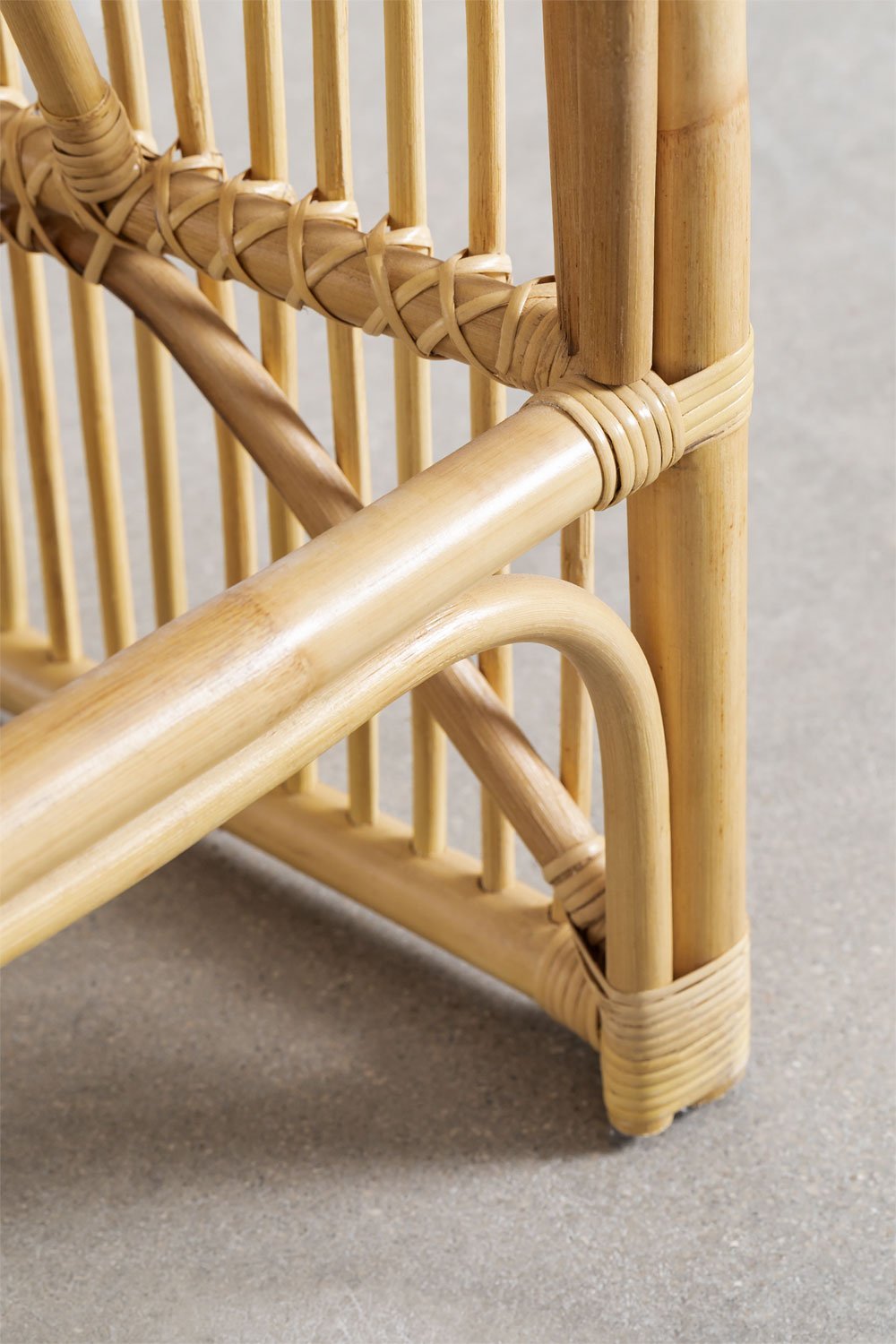 Banco alto ↑70 cm em rattan Izabal, imagem de galeria 6