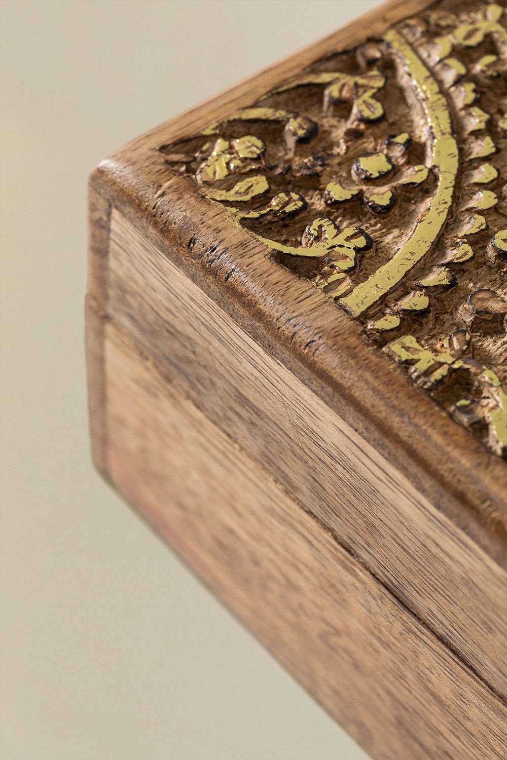 Conjunto de 2 caixas organizadoras em madeira de mangueira Nanup      , imagem de galeria 6