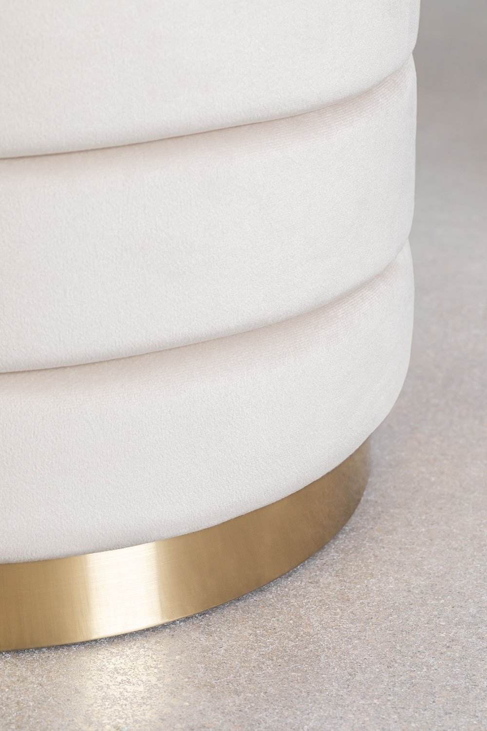 Banco com arrumação em veludo Bradford, imagem de galeria 5