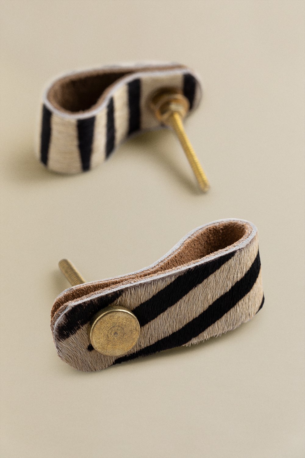 Conjunto de 2 puxadores de couro Solok Style, imagem de galeria 2