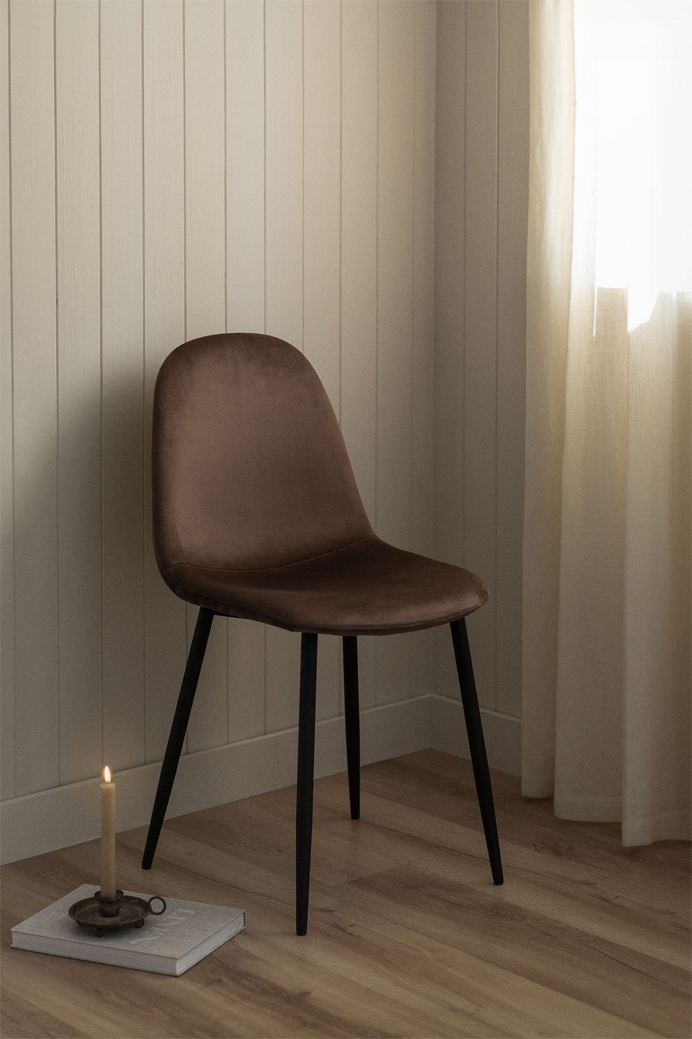 Cadeira de Veludo Glamm, imagem de galeria 1