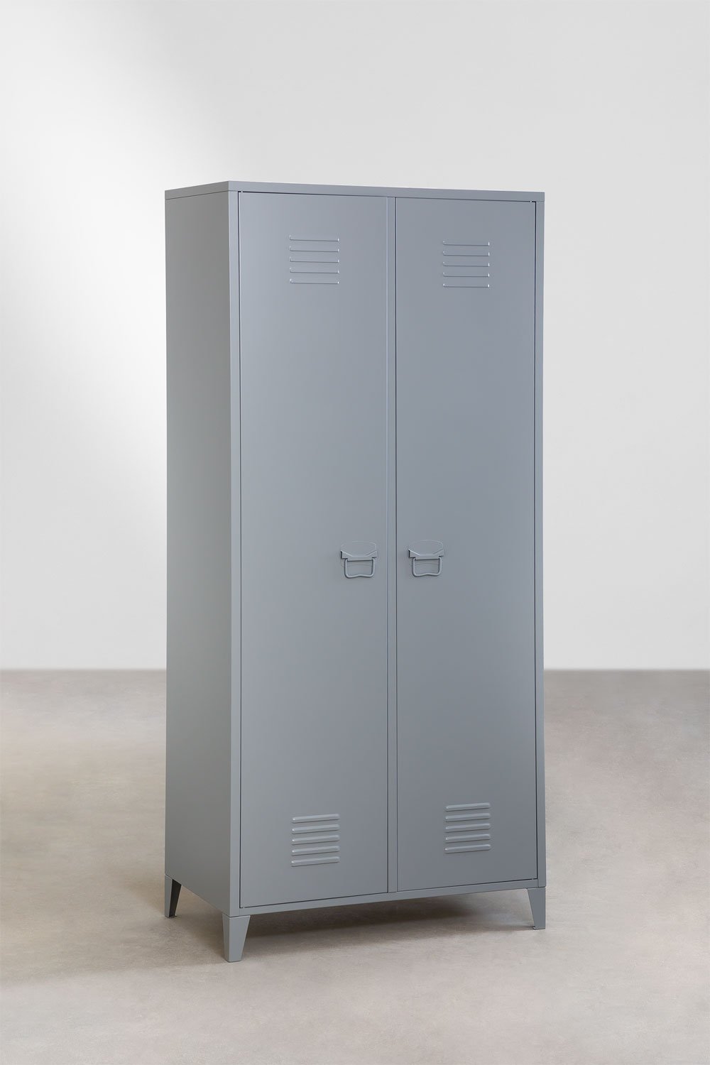 Armário de cacifo de aço Pohpli com 2 portas, imagem de galeria 1