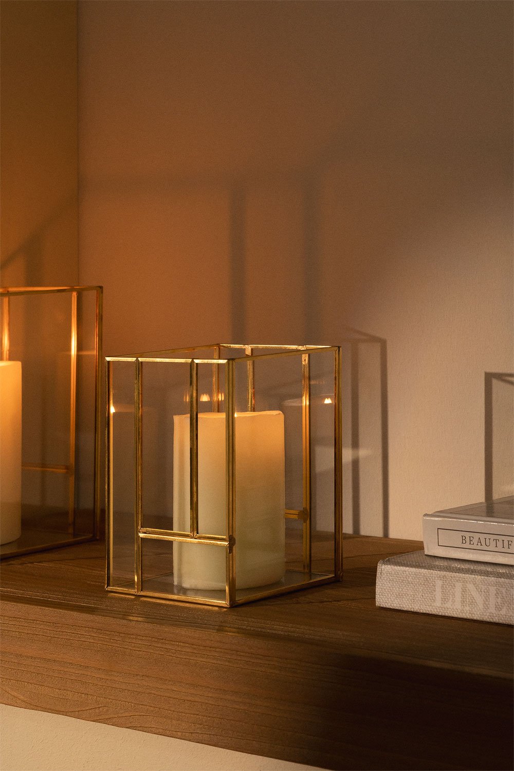 Porta-velas de Vidro Gerson, imagem de galeria 1