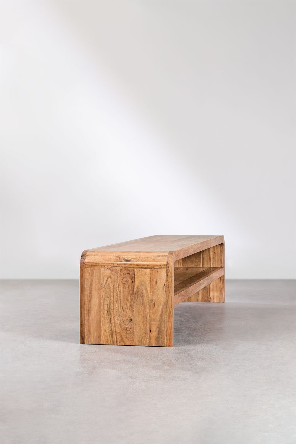 Móvel TV 180x45 cm em madeira de acácia Vacry, imagem de galeria 3