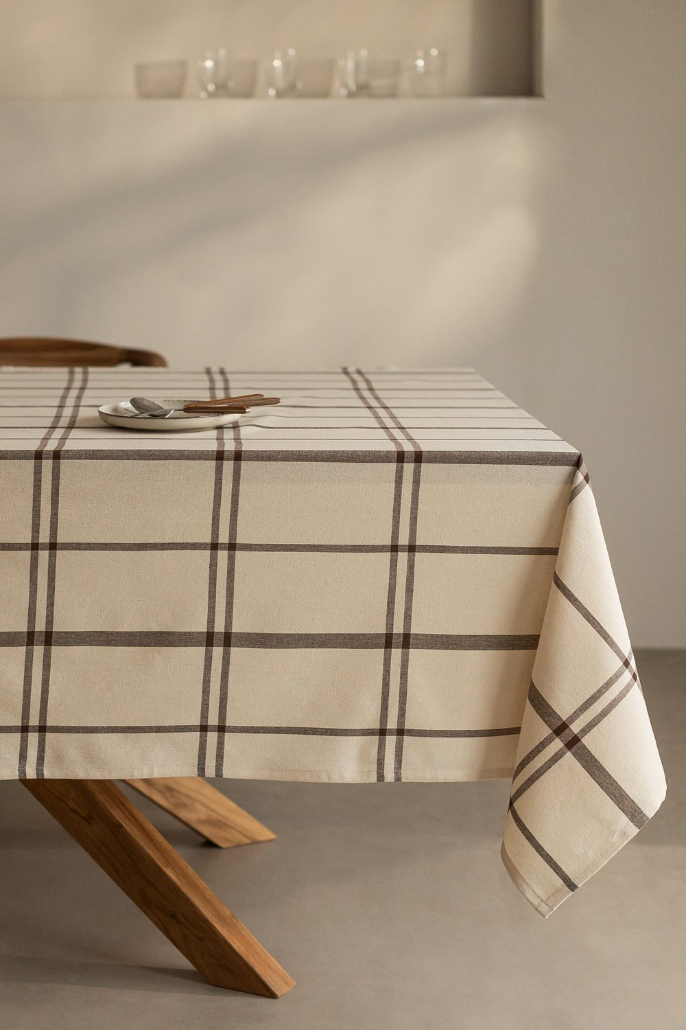 Toalha de mesa de algodão (240x140 cm) Ducase, imagem de galeria 1