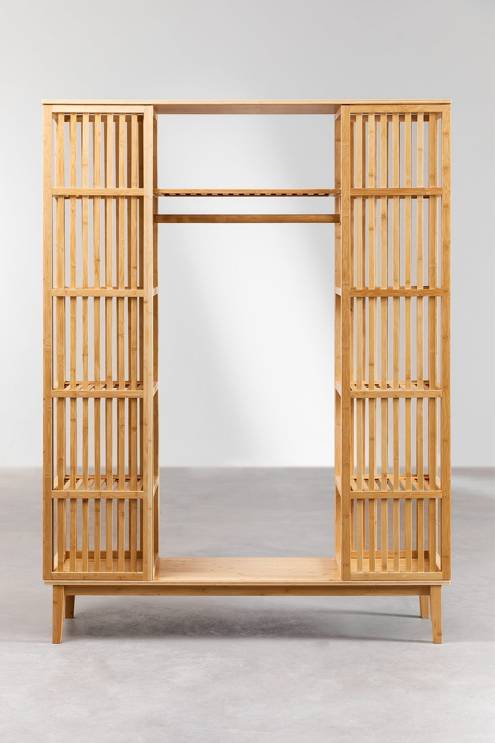 Armário aberto de bambu Albin, imagem de galeria 3