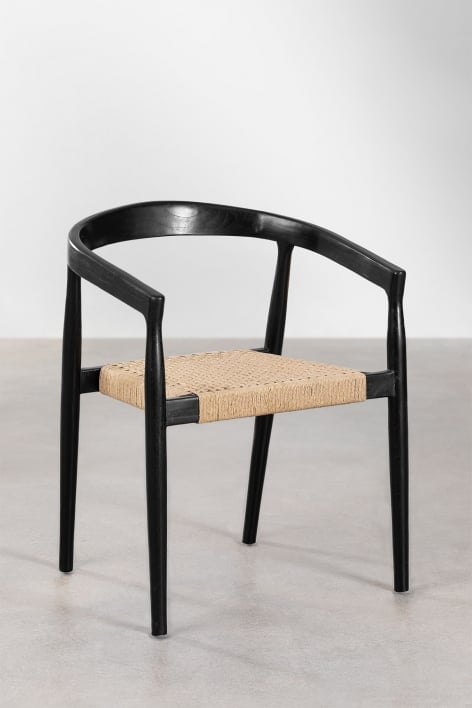 Conjunto de 2 cadeiras de jantar em madeira de teca Visby Design