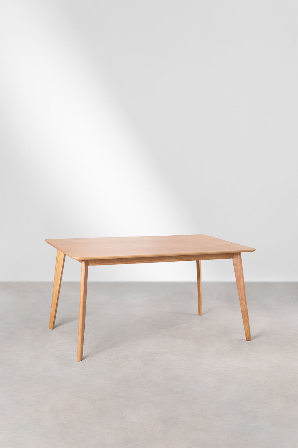 Rectangular Wooden Dining Table (150x90 cm) Kerhen, imagem de galeria 3