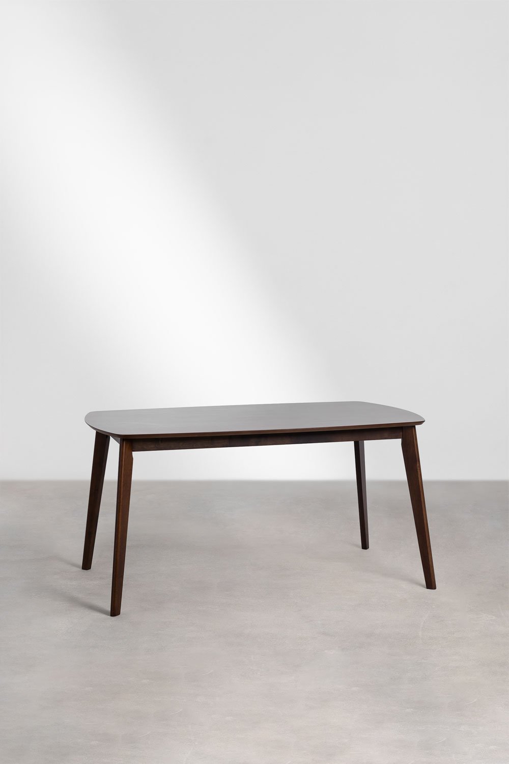Mesa de jantar rectangular de madeira (150x90 cm) Elba, imagem de galeria 2