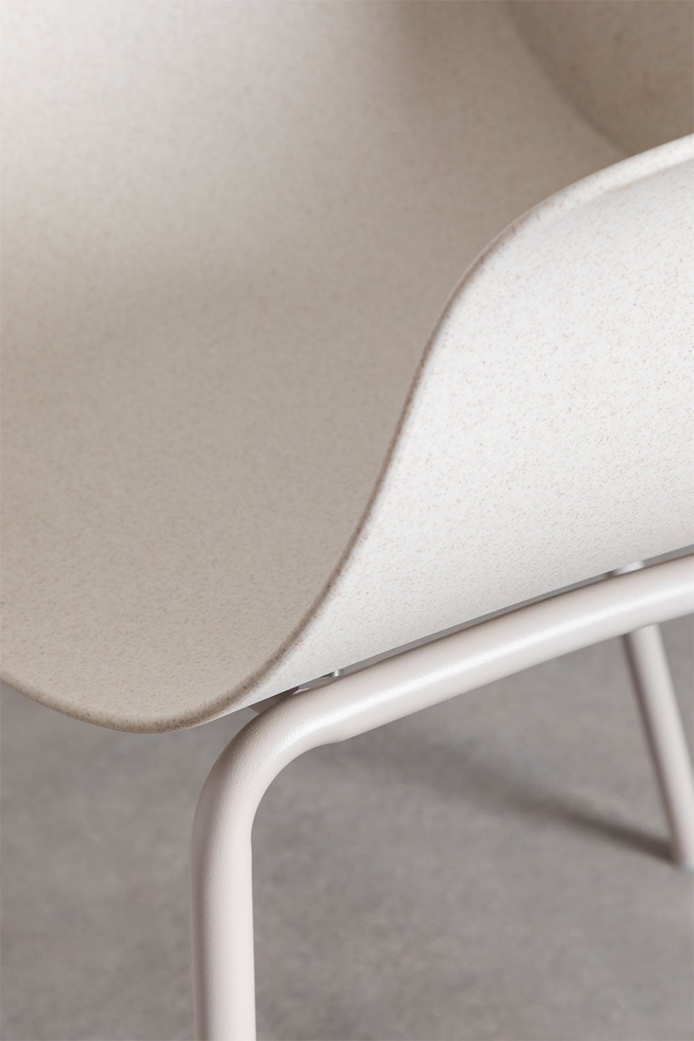 Pack de 4 cadeiras de jardim em polipropileno e aço Lynette, imagem de galeria 7