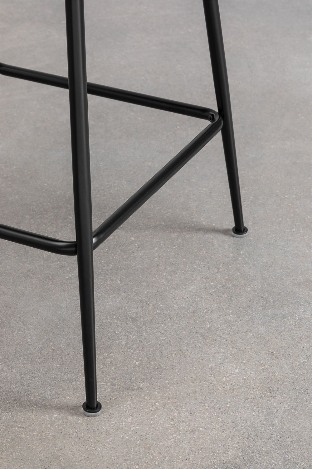 Banqueta alta Kana Design em pele de carneiro, imagem de galeria 5