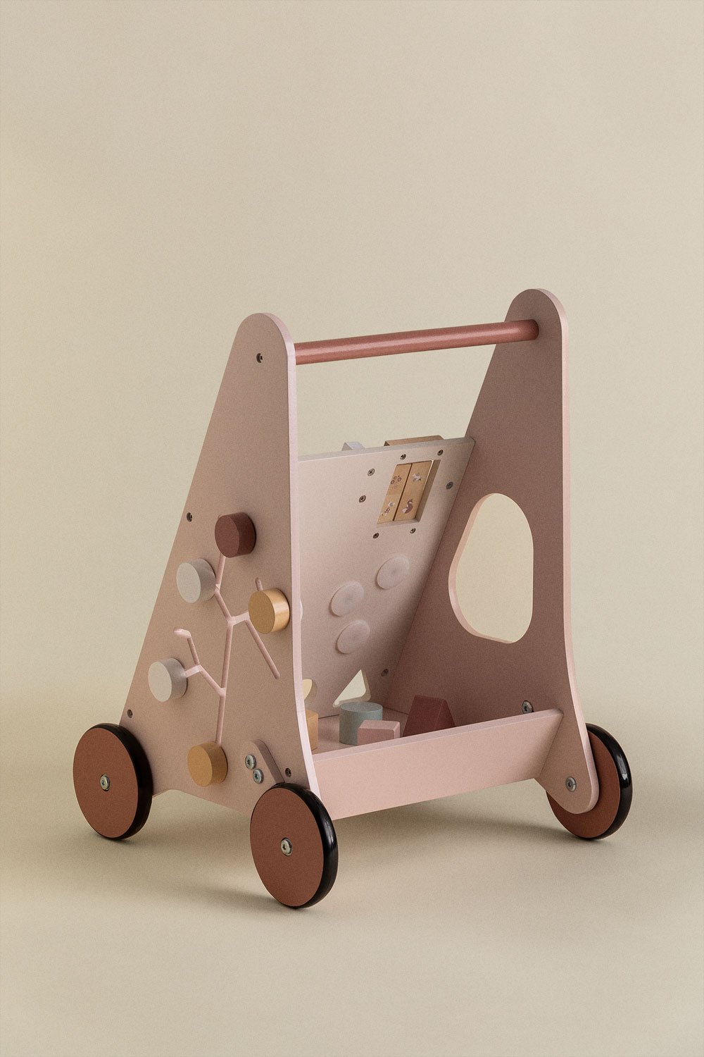 Carro andador multiactividades em madeira Bandile Kids, imagem de galeria 4