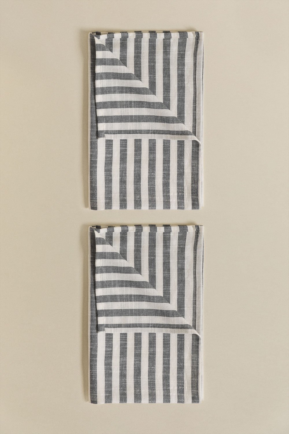 Conjunto de 2 toalhas de cozinha em algodão Edouard, imagem de galeria 1