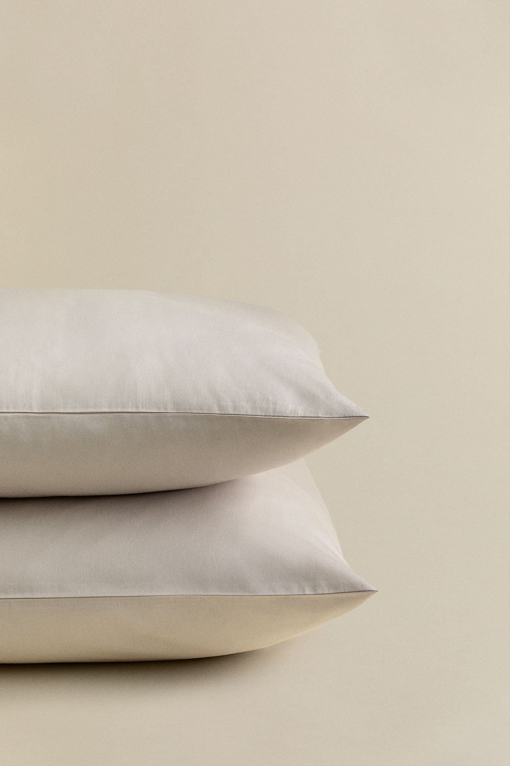 Conjunto de 2 fronhas de cetim Sampras 300 fios, imagem de galeria 2