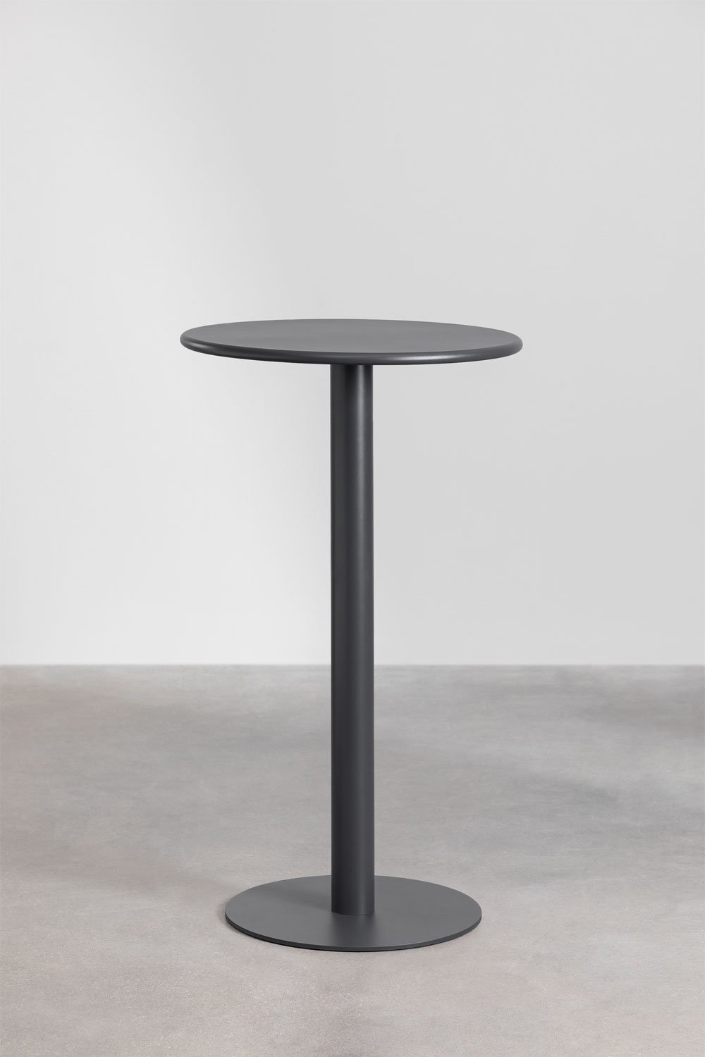 Mesa alta de jardim redonda Ø60 cm em metal Mizzi, imagem de galeria 2