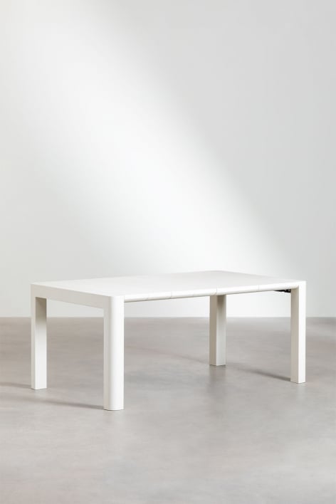 Mesa de Jantar Retangular Arnadine - Gardénia Branco