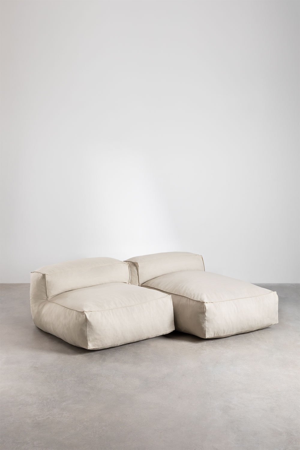 Sofá chaise longue modular de 2 peças Dojans, imagem de galeria 1