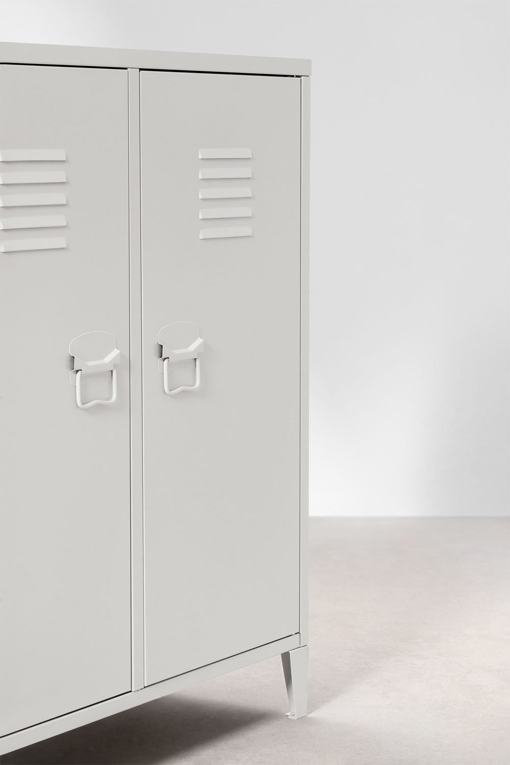 Aparador com armário de 2 portas em aço Pohpli, imagem de galeria 3