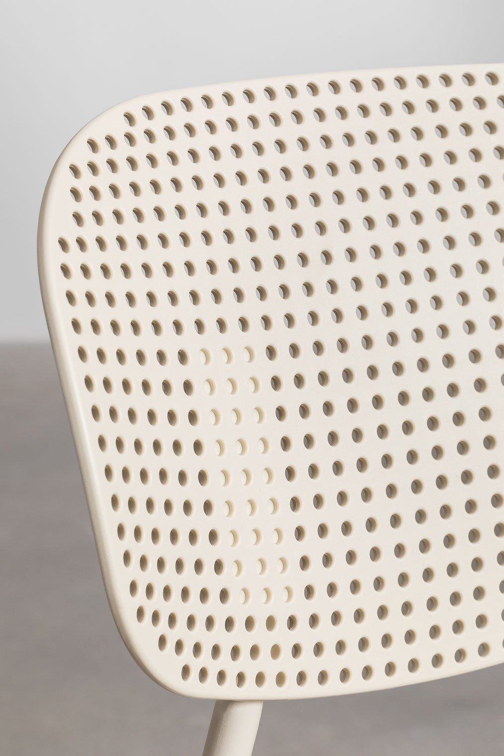 Conjunto de mesa quadrada 70x70 cm Mizzi e 2 cadeiras de jardim em polipropileno e ferro Tupah, imagem de galeria 9