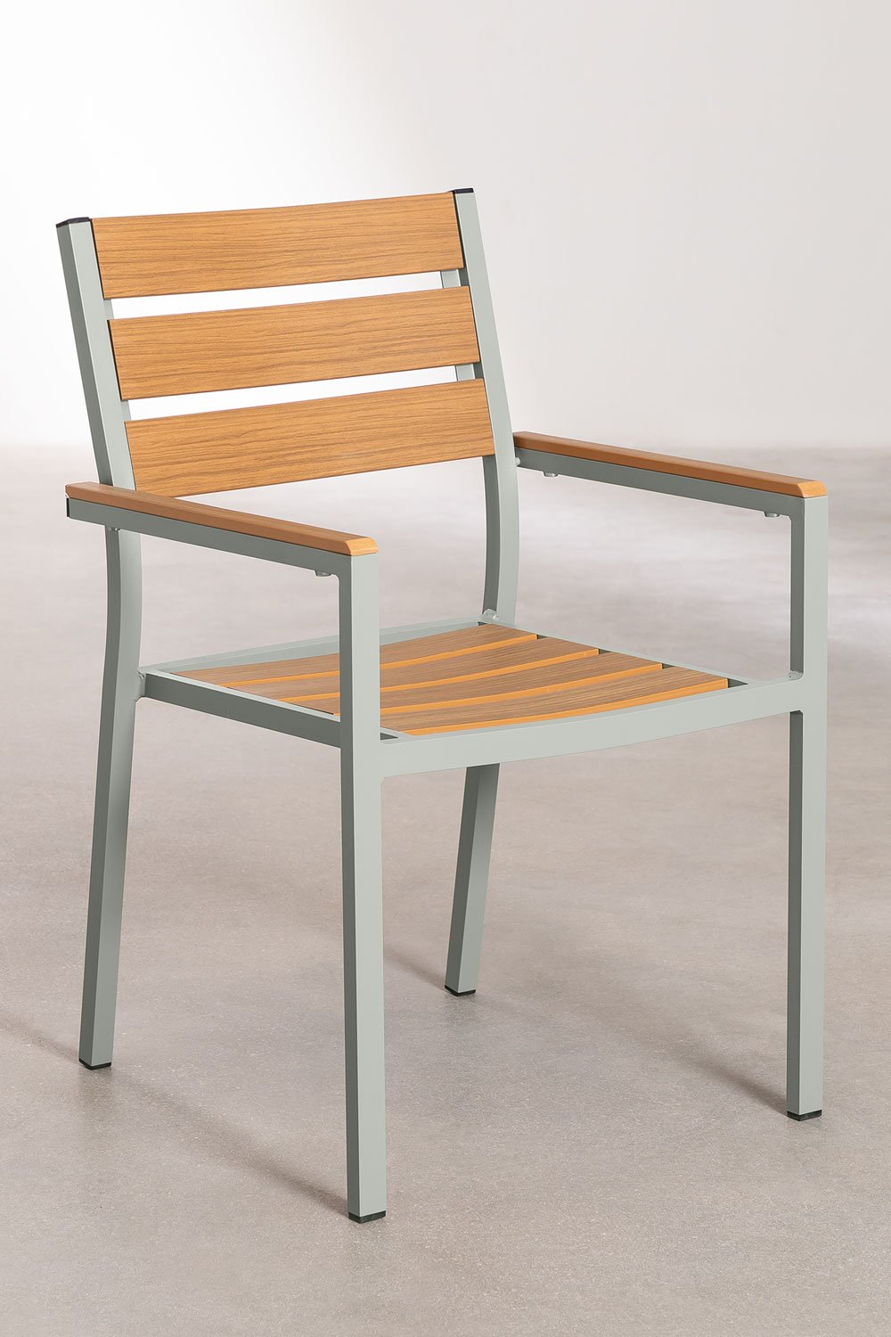 Cadeira de Jardim Empilhável com Apoia-braços Saura , imagem de galeria 1