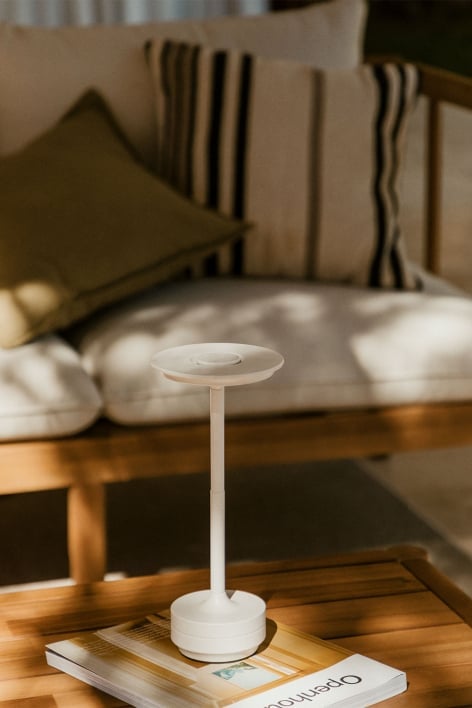 Candeeiro de mesa exterior LED sem fios Rivkin