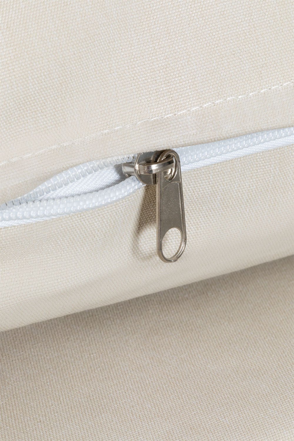 Conjunto de jardim com sofá de canto de 4 lugares e mesa de centro em alumínio e madeira Nadi, imagem de galeria 11