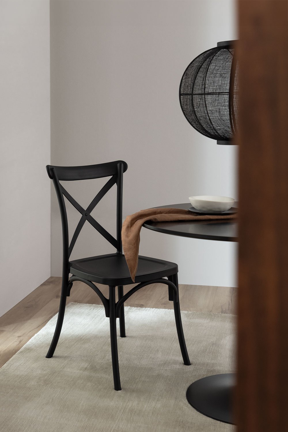 Cadeira de jantar empilhável Otax, imagem de galeria 1