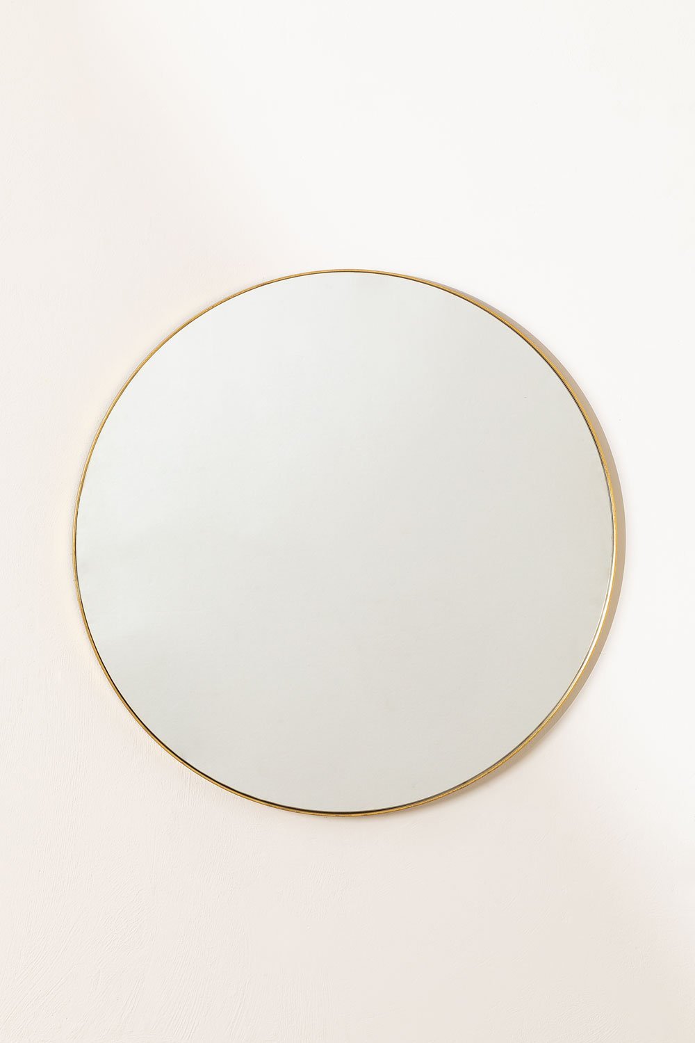 Espelho redondo de parede para banheiro de metal Fransees, imagem de galeria 1