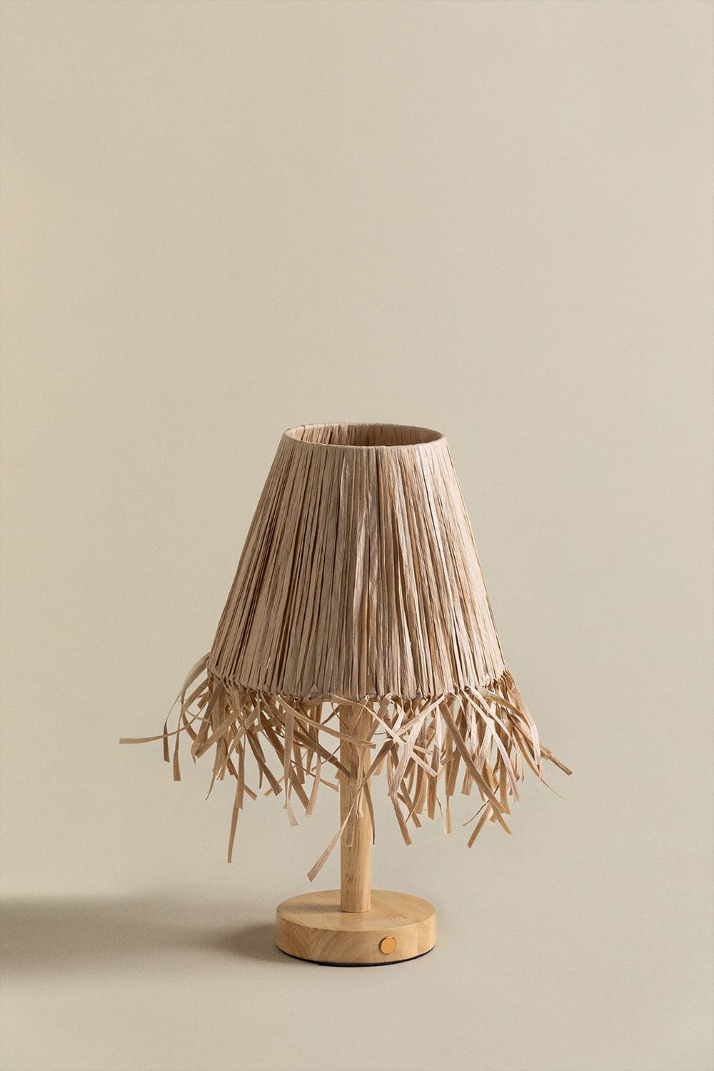 Candeeiro de mesa sem fios em madeira Nozaine, imagem de galeria 3