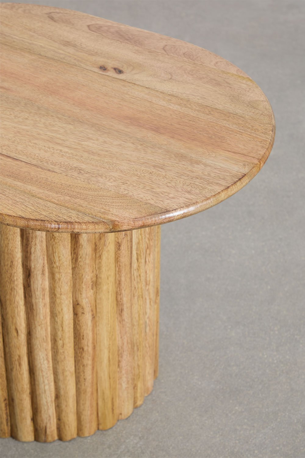 Mesa lateral de madeira de mangueira Barnet , imagem de galeria 3