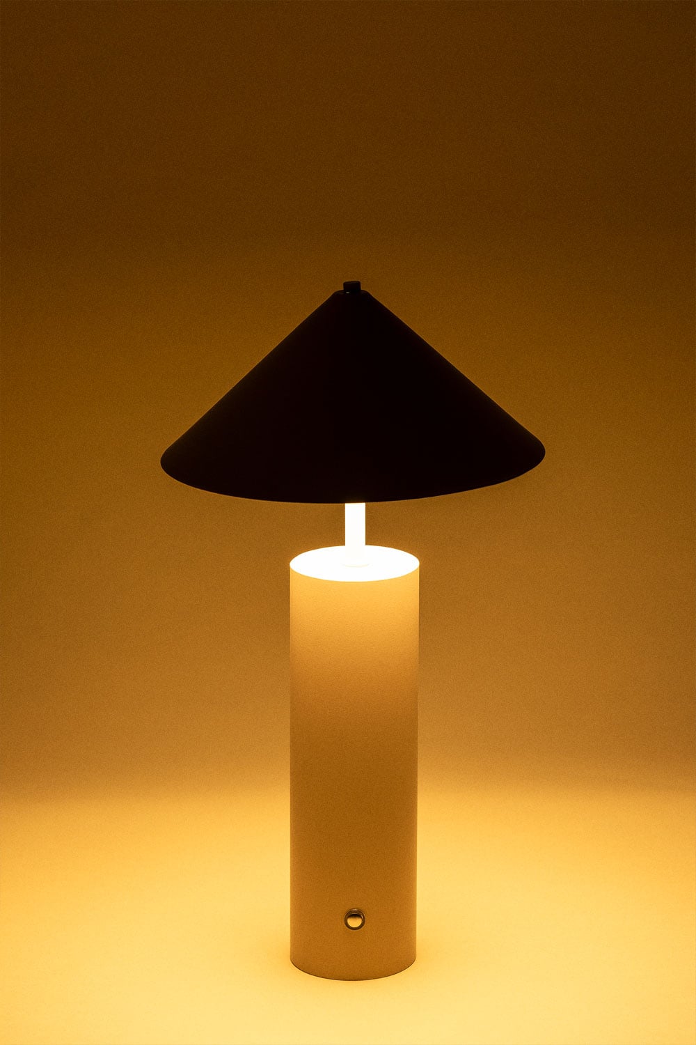 Lâmpada de mesa LED sem fios em metal Mayra, imagem de galeria 4