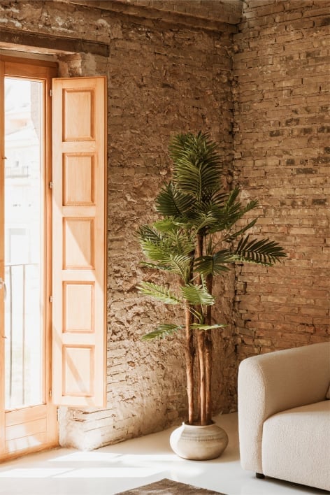 Planta Artificial Decorativa Palmeira Design