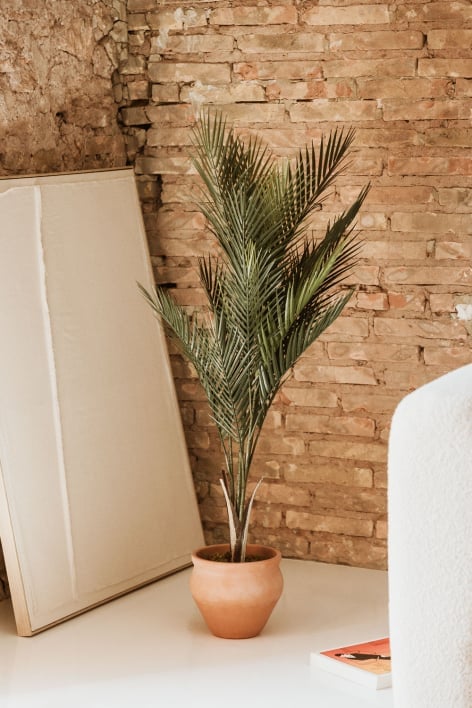 Planta Artificial Decorativa Palmera Pigmea 110 cm