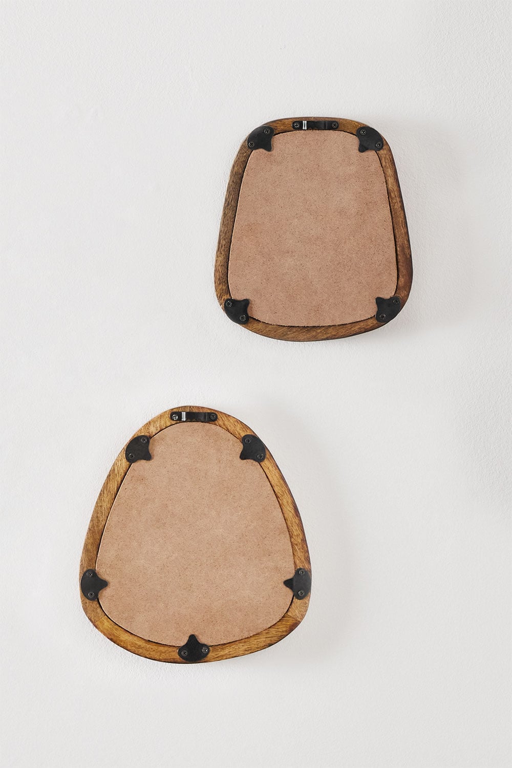 Conjunto de 2 espelhos de parede em madeira de mangueira Gabael Design, imagem de galeria 4