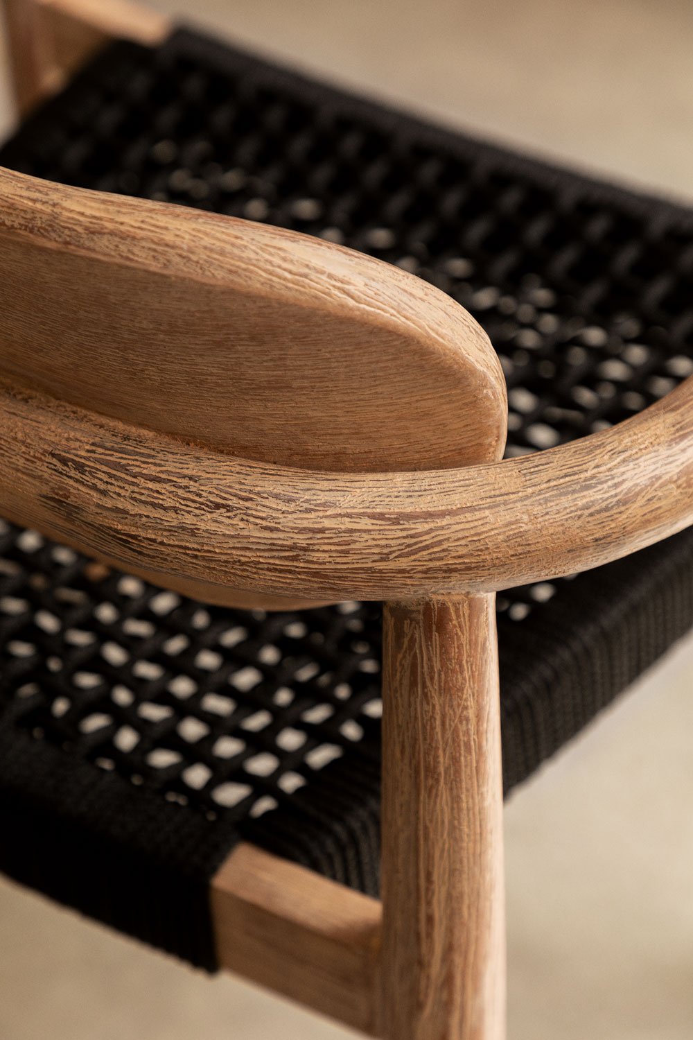 Cadeira de jantar com braços em madeira Naele, imagem de galeria 2
