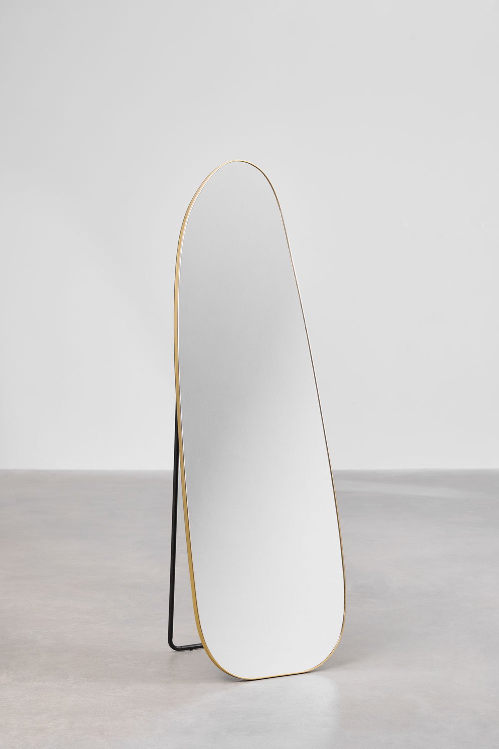 Espelho de pé em alumínio (55x165 cm) Naruvan, imagem de galeria 2