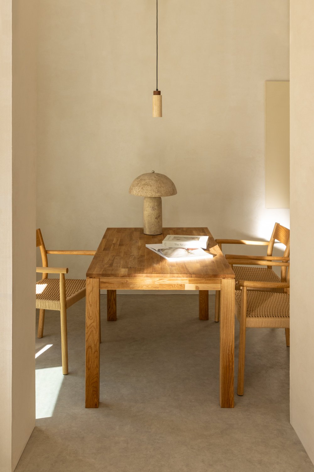 Mesa de jantar rectangular de carvalho (140x80 cm) Romer , imagem de galeria 1