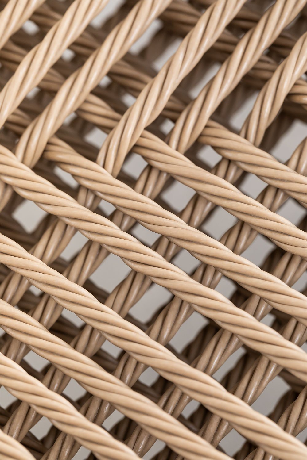 Cadeira de jardim empilhável com braços em alumínio e rattan sintético Amatria, imagem de galeria 8