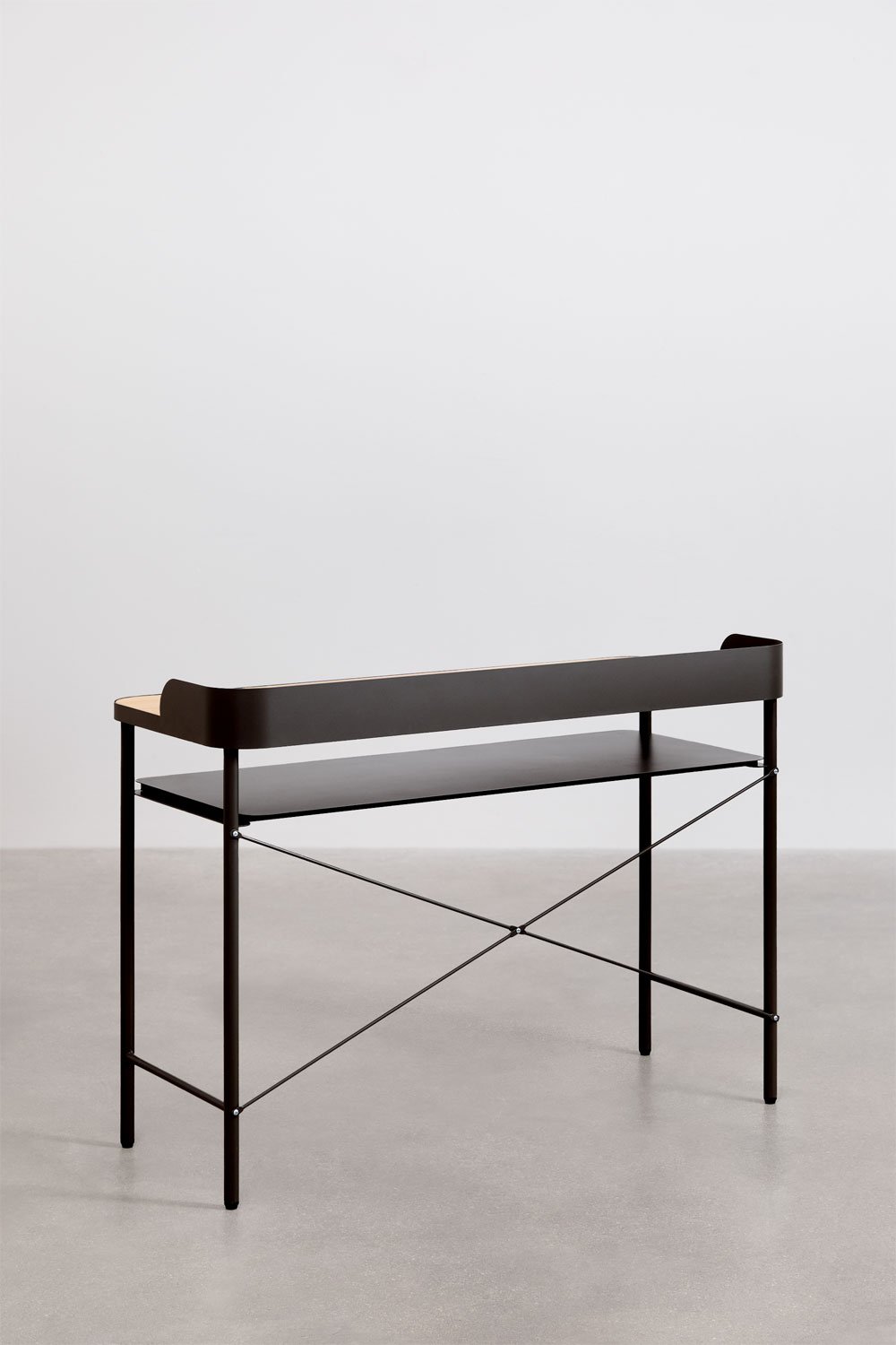 Secretária 120x50 cm em aço e MDF Kerobert, imagem de galeria 3