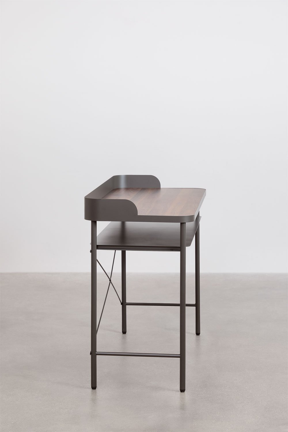 Escrivaninha em aço e MDF Kerobert, imagem de galeria 4