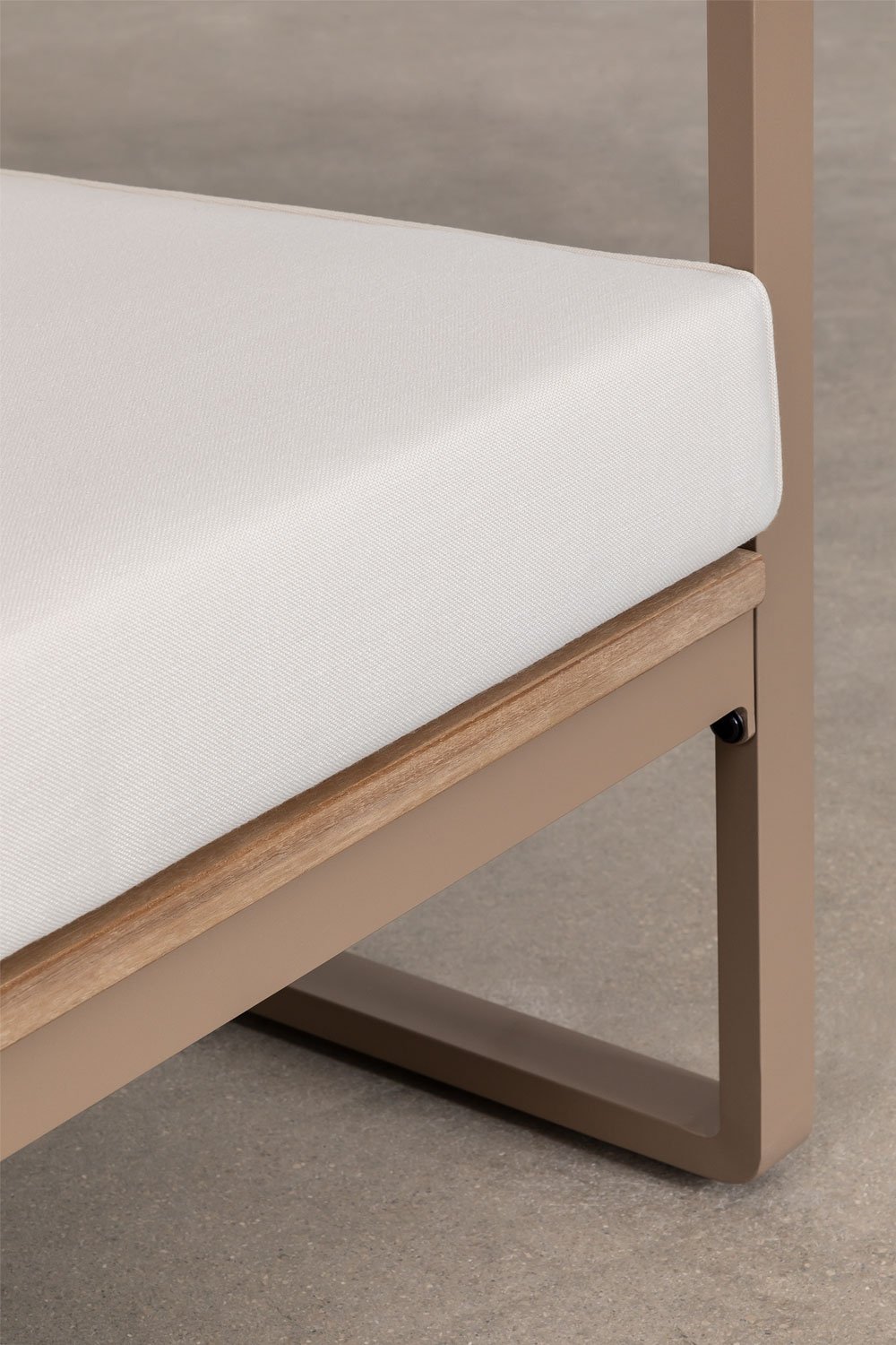 Pack de 2 Poltronas Giselle em Alumínio e Madeira de Acácia, imagem de galeria 6