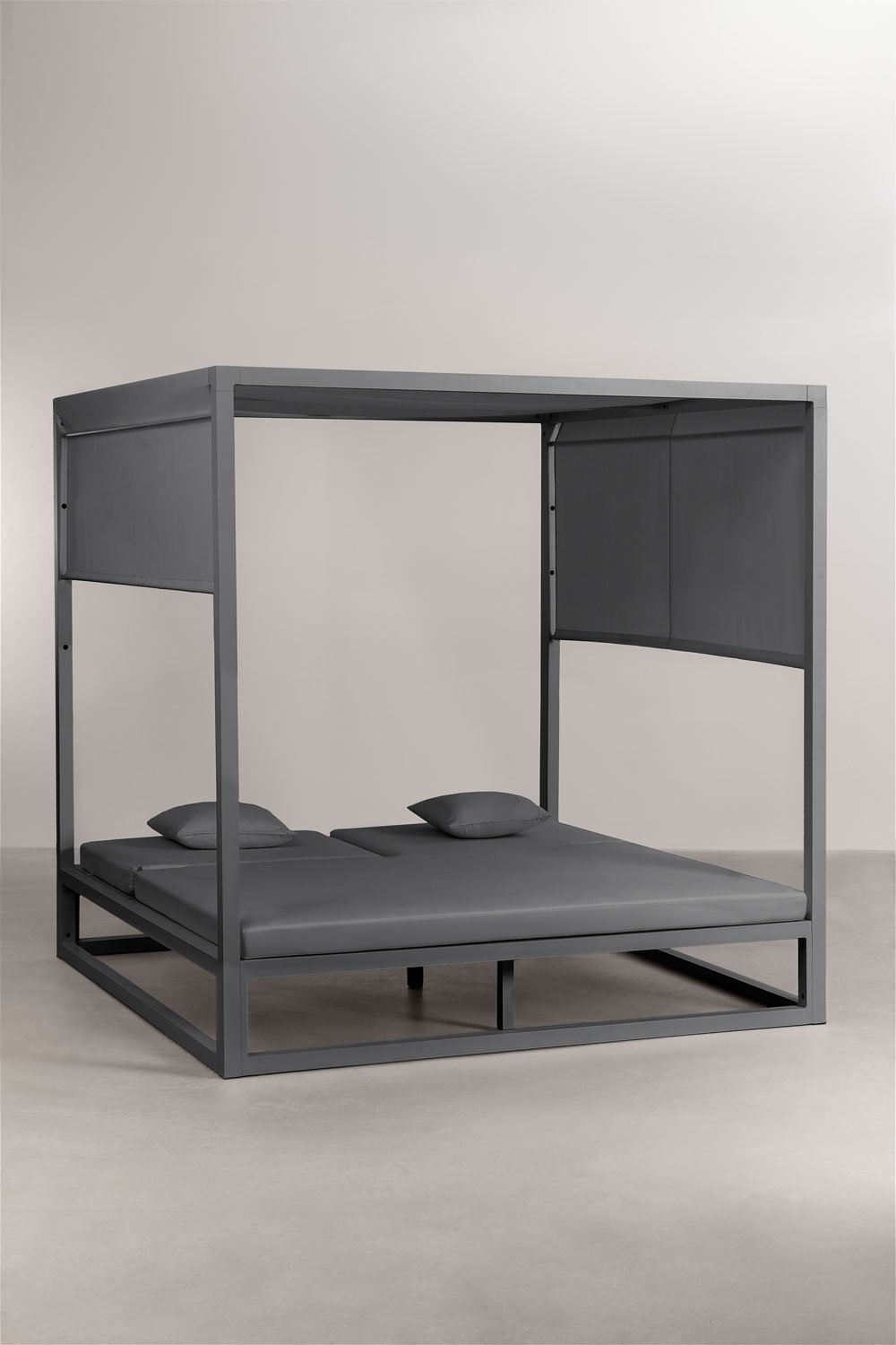 Cama balinesa reclinável em alumínio e tecido Nasau, imagem de galeria 4