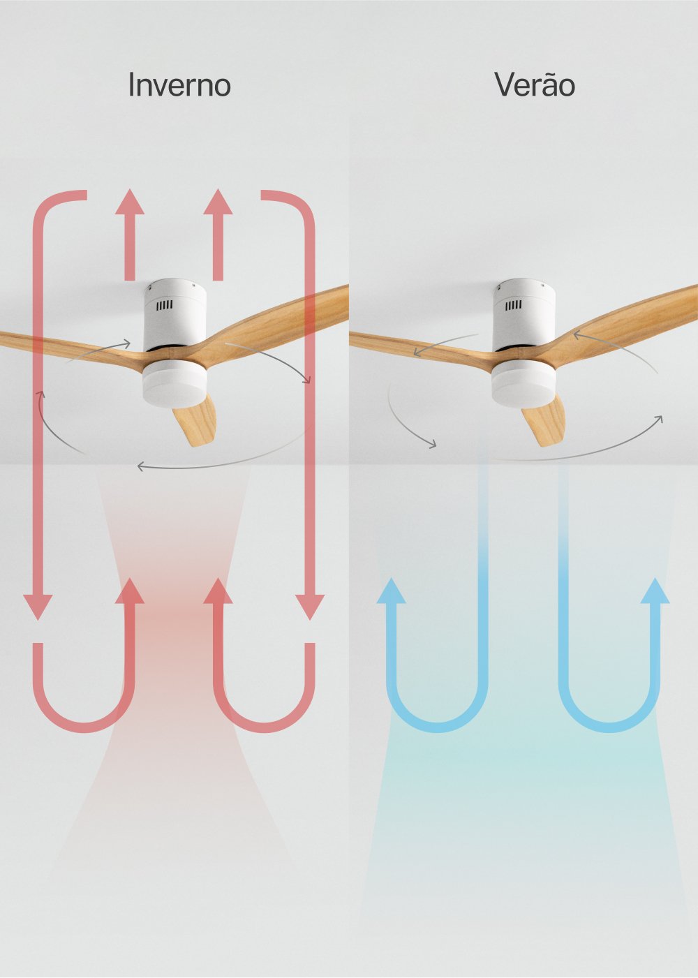 CREATE - WIND CALM - Ventoinha de teto 40W silencioso Ø132 cm 100% madeira, imagem de galeria 3